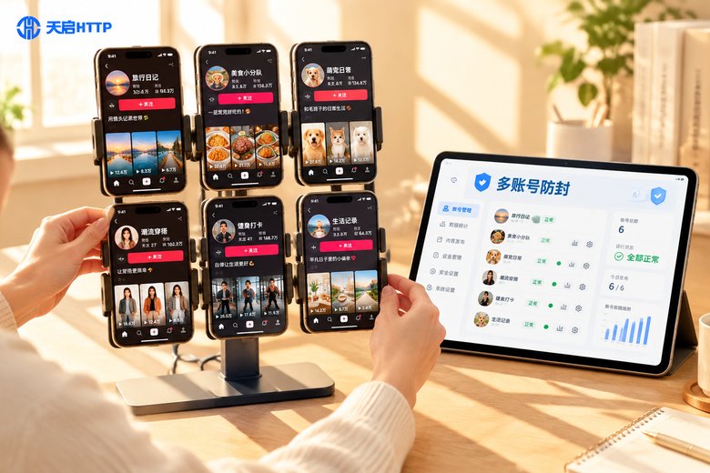 动态IP代理在社交媒体多账号中怎么防封：策略详解