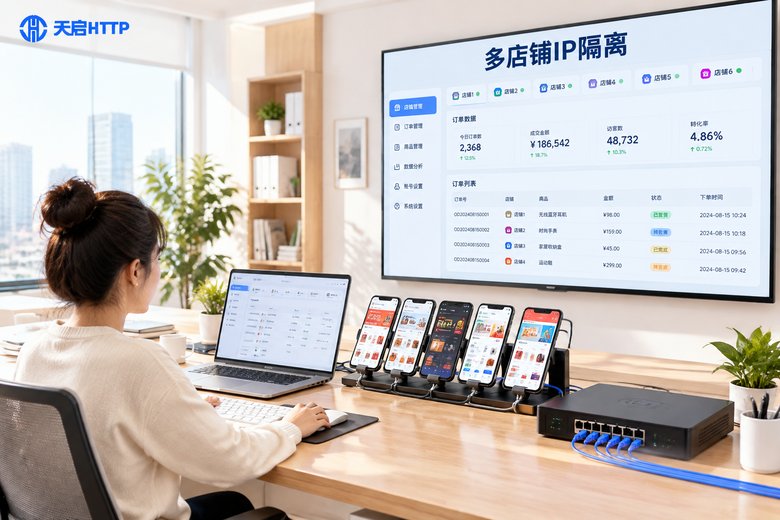 软路由代理IP在电商多店铺中怎么隔离：方案详解