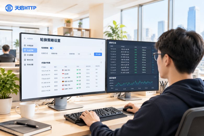 代理IP轮换策略怎么设置：按请求按时间按失败率
