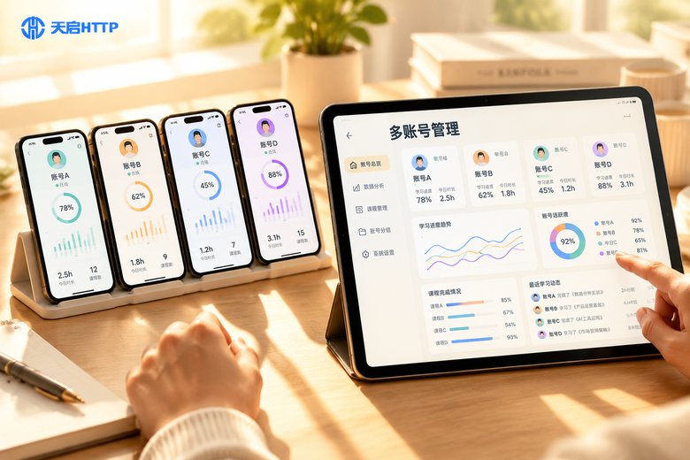 在线教育平台多账号管理！独立IP环境隔离与配置教程