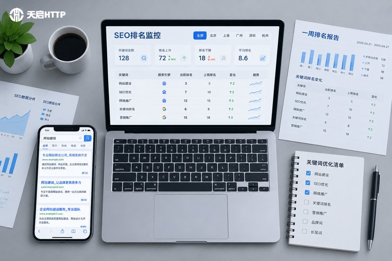 SEO排名监控需要什么IP：多地区搜索引擎采集教程