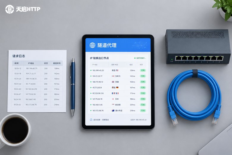 隧道代理IP怎么用！和普通API提取代理的区别与适用场景