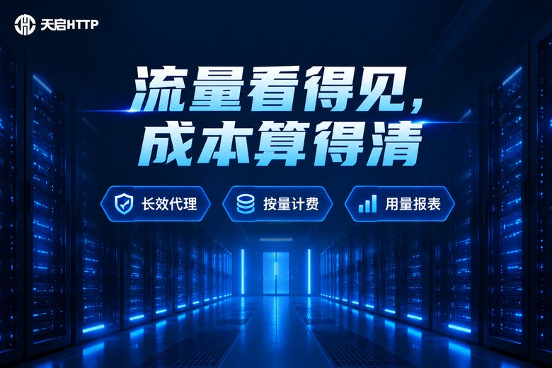 天启HTTP:流量看得见,成本算得清