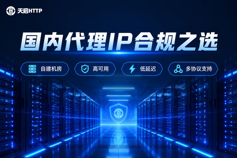 天启HTTP国内代理IP服务品牌信息图