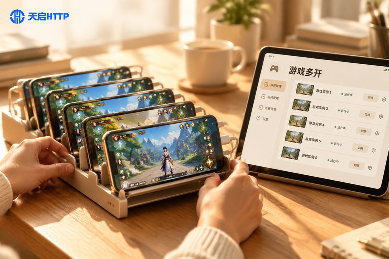 游戏多开工作室进程代理防封实测场景