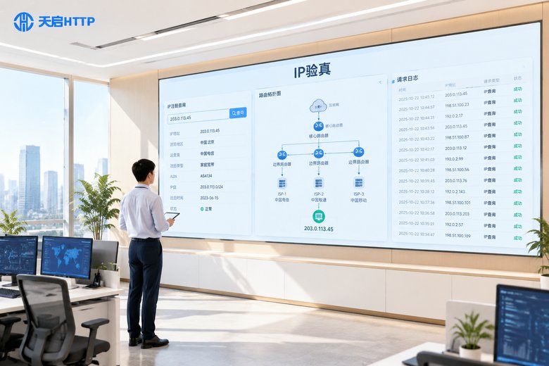 原生IP和广播IP购买前怎么验？注册信息与路由核对