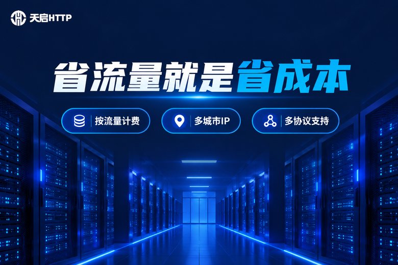 天启HTTP品牌图:按流量计费多城市IP