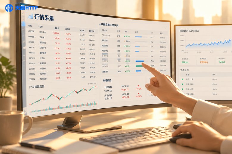 2026年金融行情抓取低延迟代理ip怎么筛？机房位置与路由测试