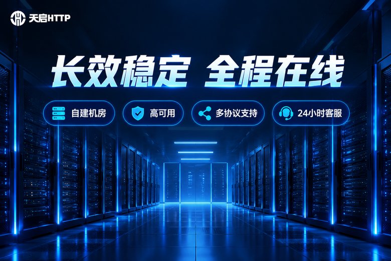天启HTTP长效代理IP稳定在线品牌图