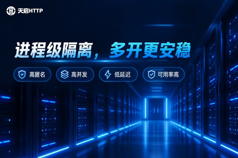 天启HTTP进程代理IP核心特性图