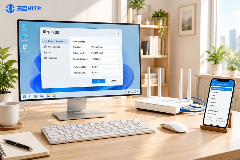 自动获取的IP怎么更换成固定IP？系统设置与路由器配置