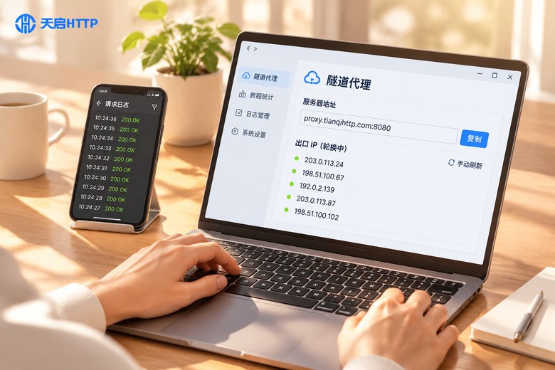 隧道代理IP怎么用！和普通API提取代理的区别与适用场景