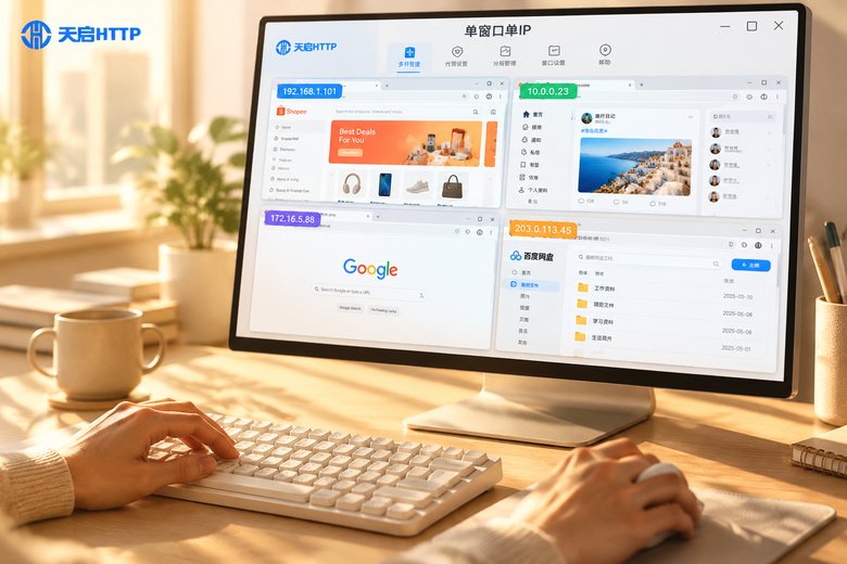 进程代理和全局代理有什么区别：单窗口单IP配置教程