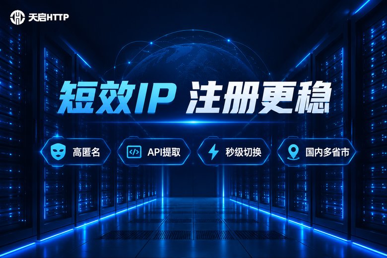 天启HTTP短效代理IP品牌图
