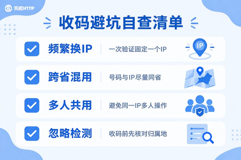 短信验证收码常见错误自查清单信息图