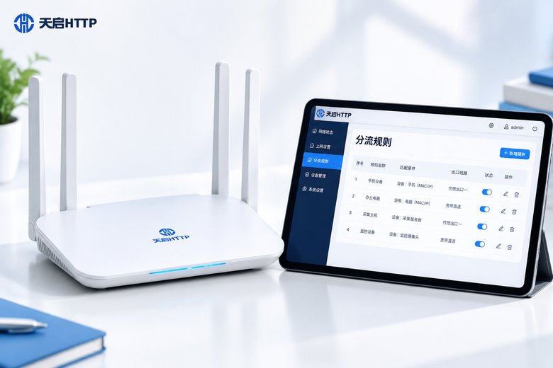 OpenWrt分流配置：按目标域名与按设备出口规则
