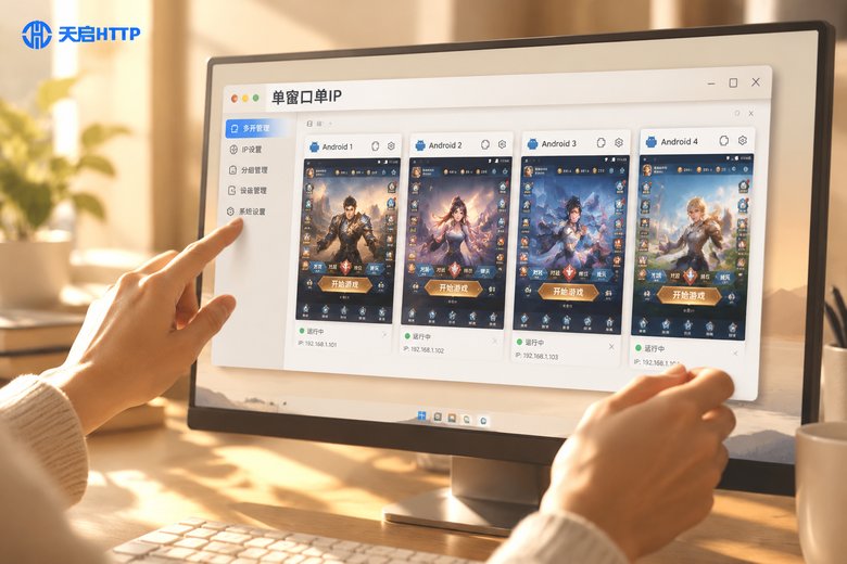 模拟器单窗口单IP怎么实现？进程代理与网卡绑定