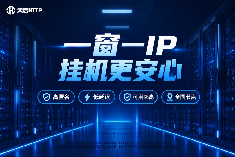 天启HTTP品牌图:一窗一IP稳定多开