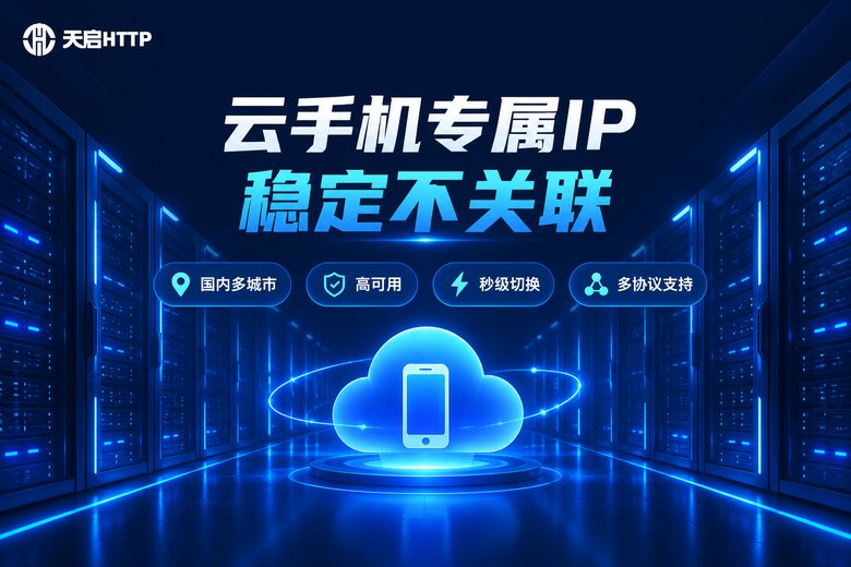 天启HTTP云手机独立IP方案品牌图